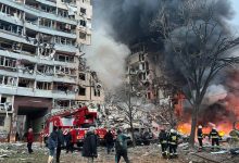 Российская ракета попала в жилой дом в городе Днепр