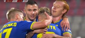 Украина - Мальта победа синежелтых 3:1